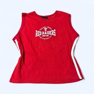 Y2K Red Athletic Tank Top by Jones & Mitchell!